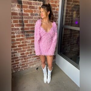 SET For Love and Lemons Kamara Dress in pink